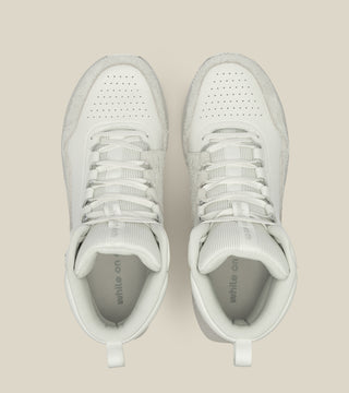 women's high-top leather trainer
