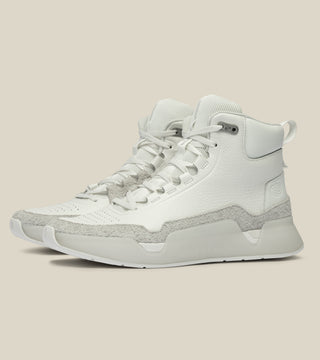 women's high-top leather trainer