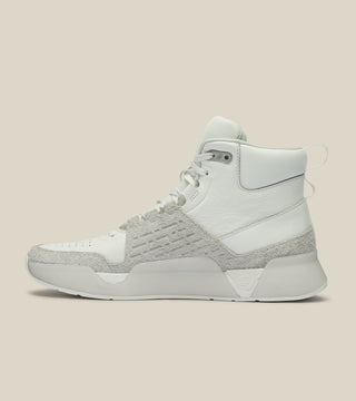 women's high-top leather trainer