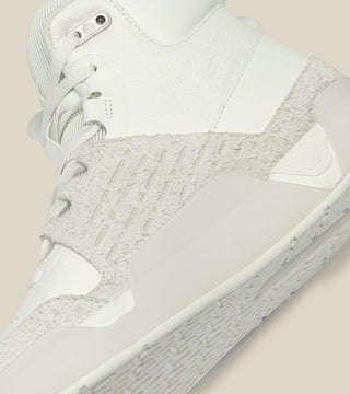 women's high-top leather trainer