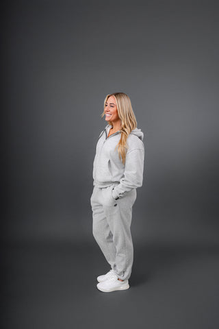 women's basis zip-up hoodie