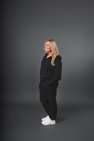 women's basis zip-up hoodie