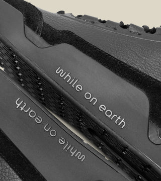 men's high-top leather trainer